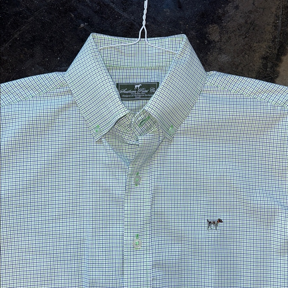 Southern Point Co Plaid Shirt Men’s SMALL  Button Down Long Sleeve USED